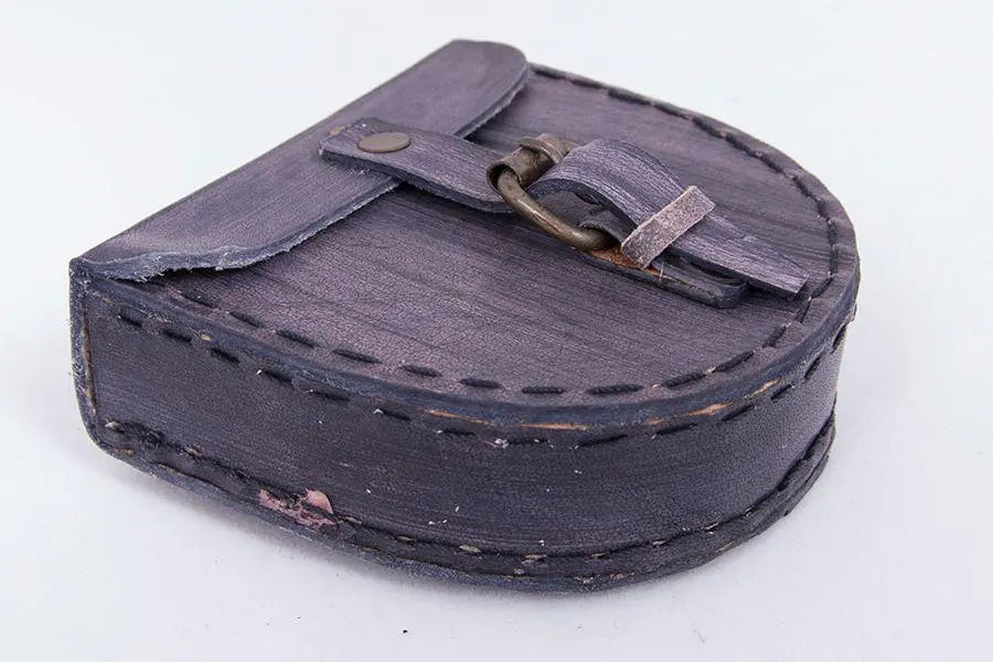 Brújula en estuche de cuero - D741 Decoración Náutica Batela