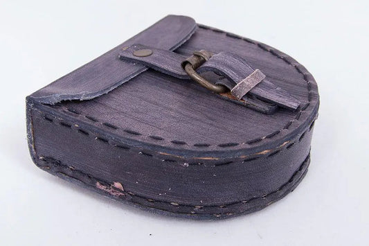 Brújula en estuche de cuero - D741 Decoración Náutica Batela