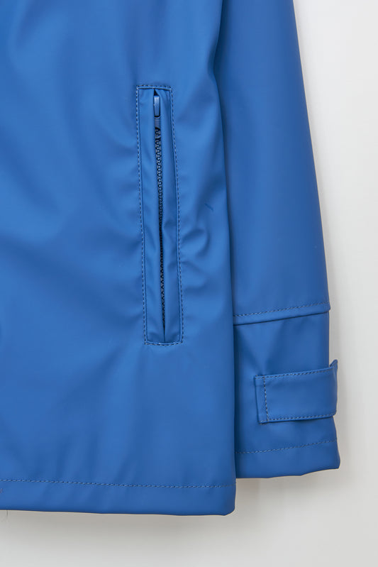 Chubasquero impermeable clásico con forro a rayas