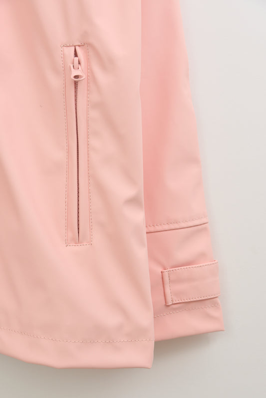 Chubasquero impermeable clásico con forro a rayas