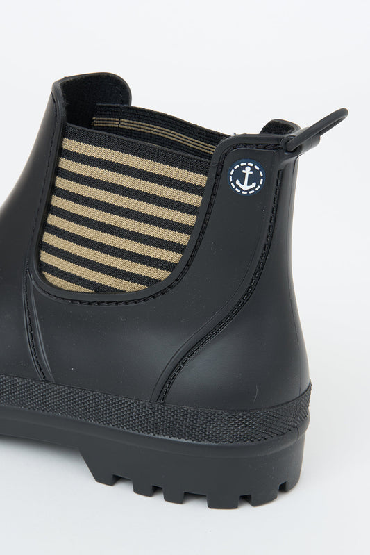 Women's waterproof rain boots or wellie black