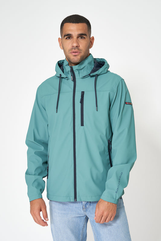 Chubasquero clásico marinero con forro de malla