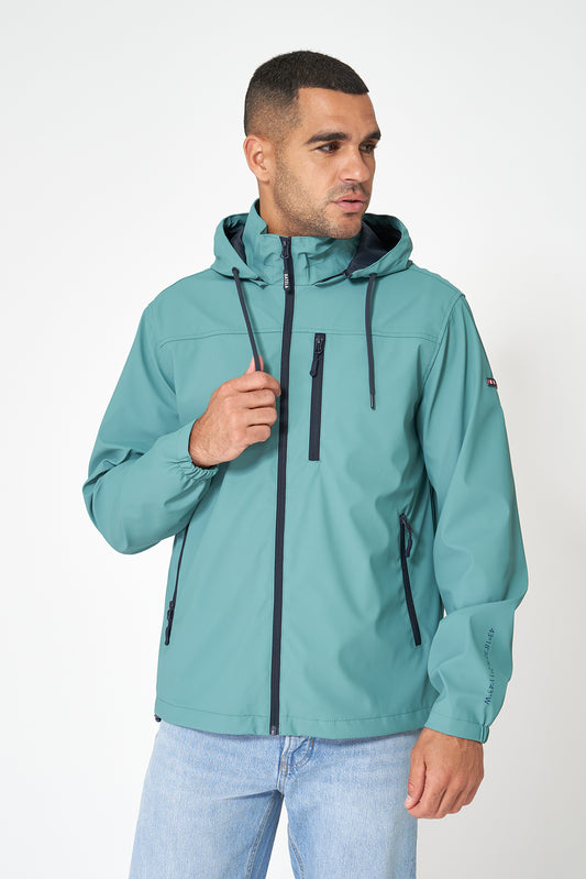 Chubasquero clásico marinero con forro de malla