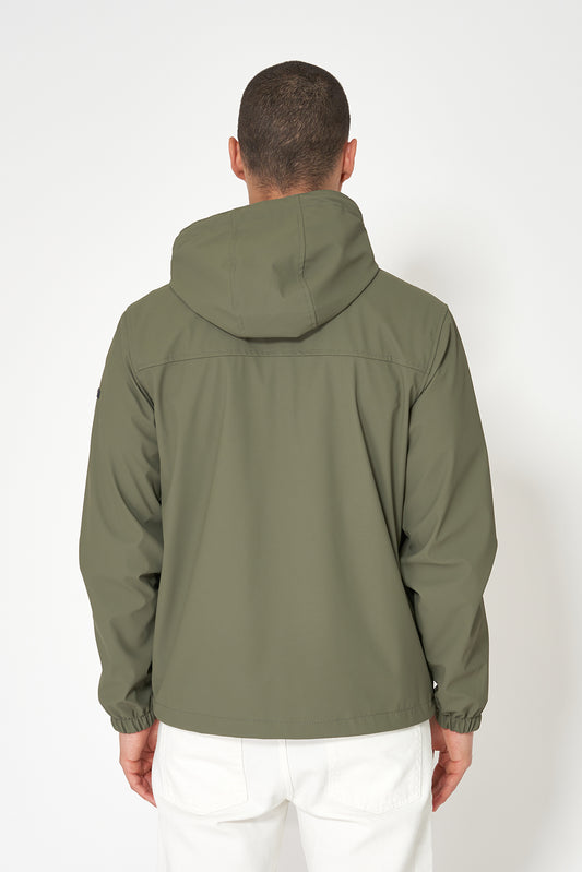 Chubasquero clásico marinero con forro de malla