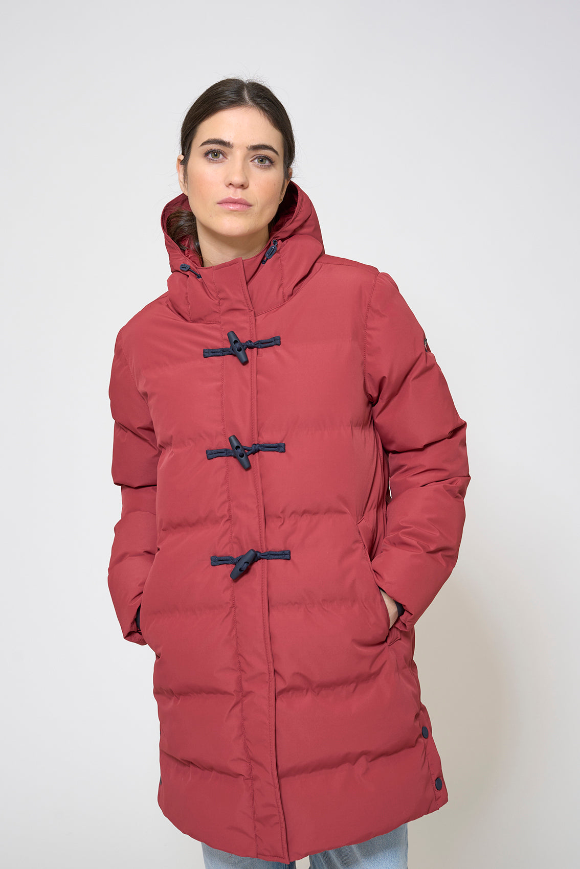 Abrigo acolchado puffer 100% impermeable