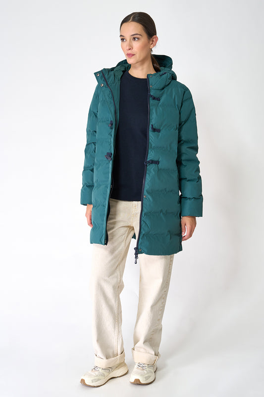 100% waterproof padded puffer coat