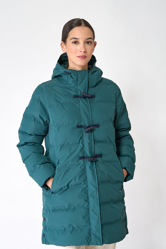 100% waterproof padded puffer coat