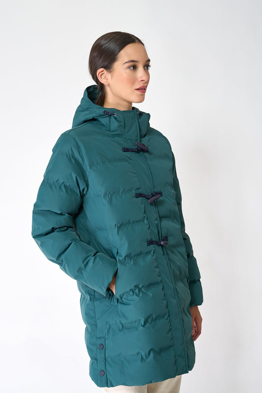 100% waterproof padded puffer coat