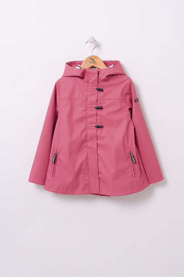 Girl's sailor raincoat with fish buttons - C3121 OUTLET