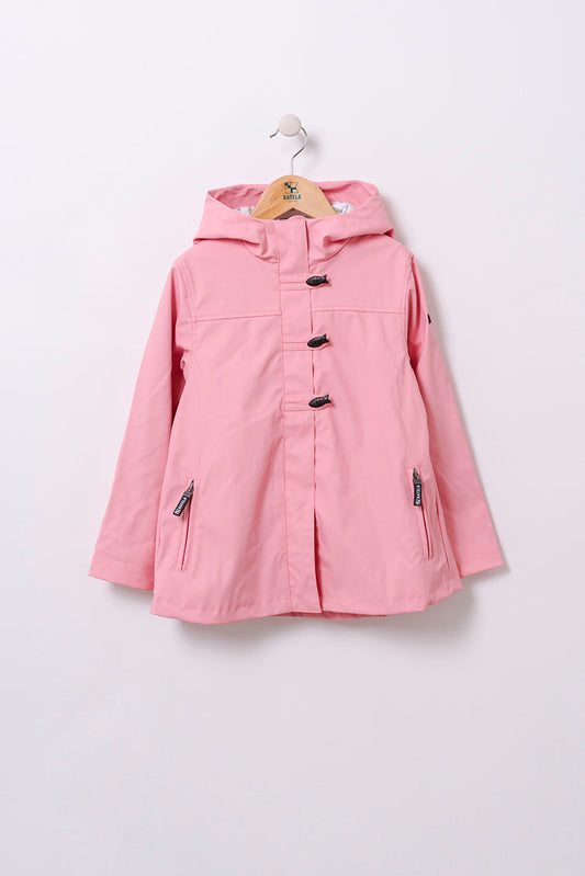 Imperméable marinière pour fille avec boutons poisson - C3121 OUTLET