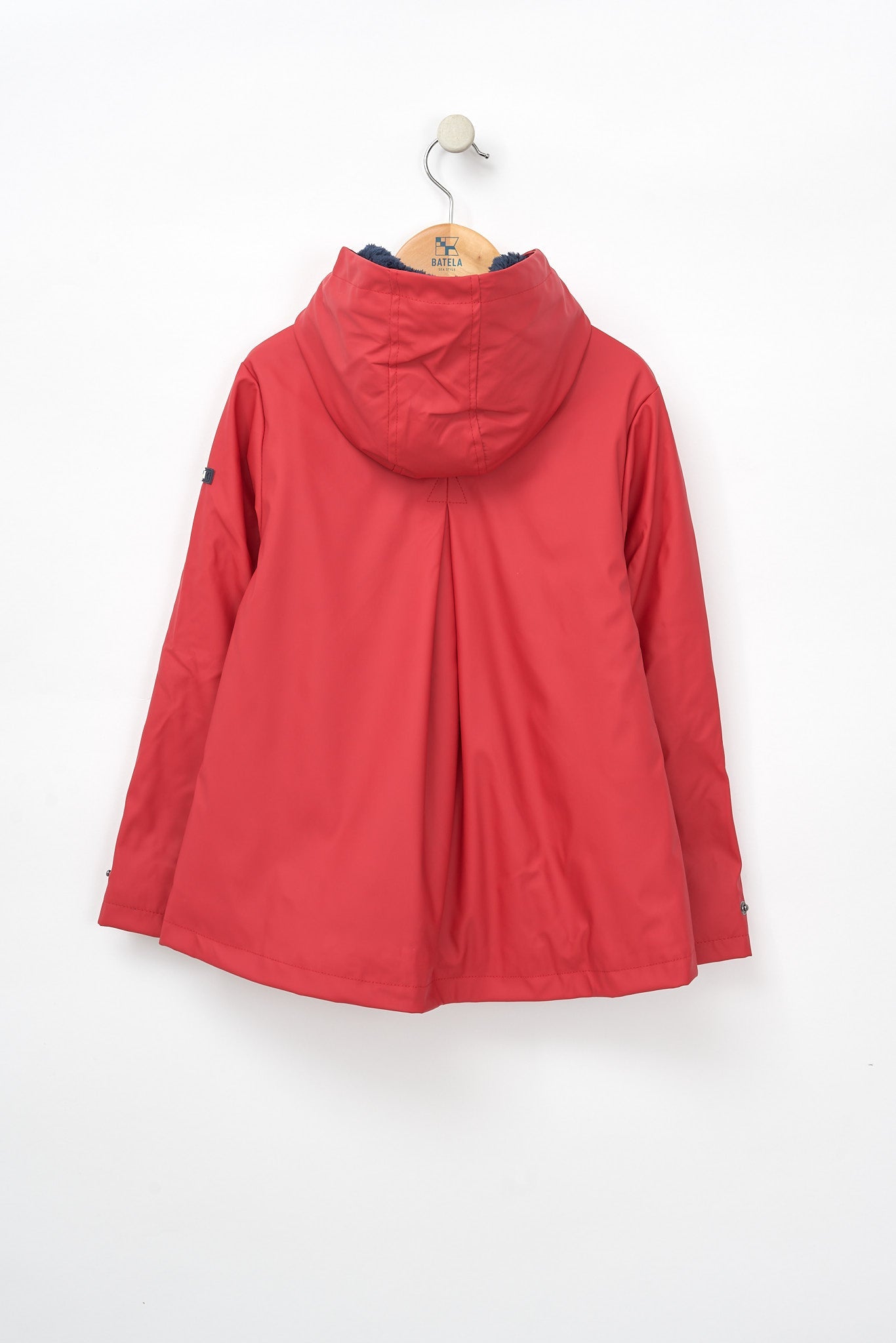 Raincoat with fleece lining