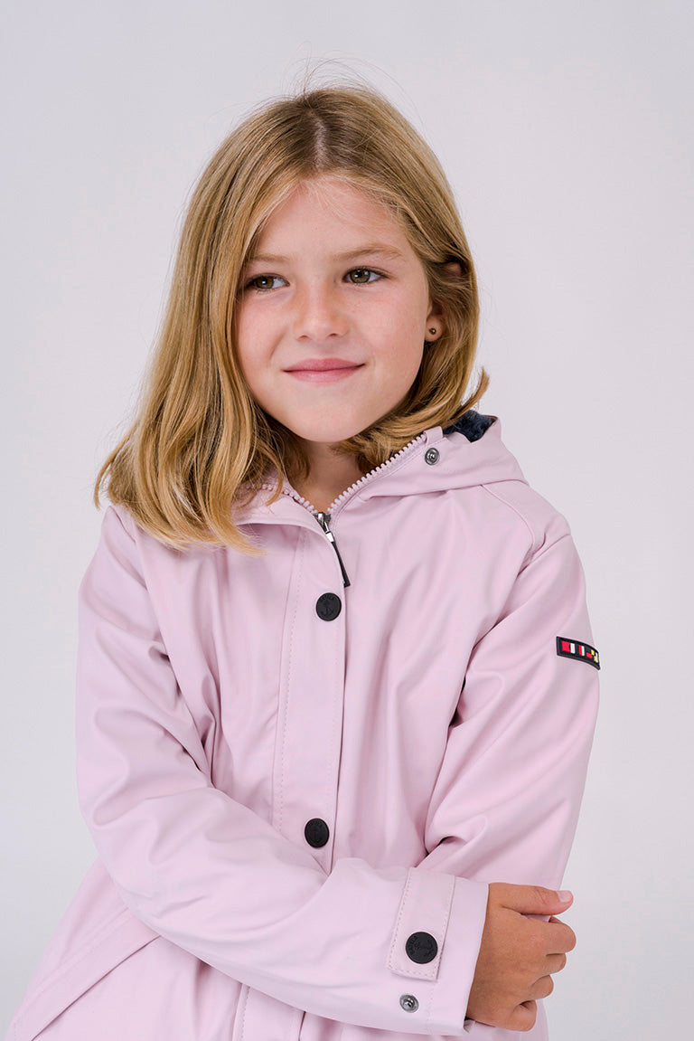 Raincoat with fleece lining