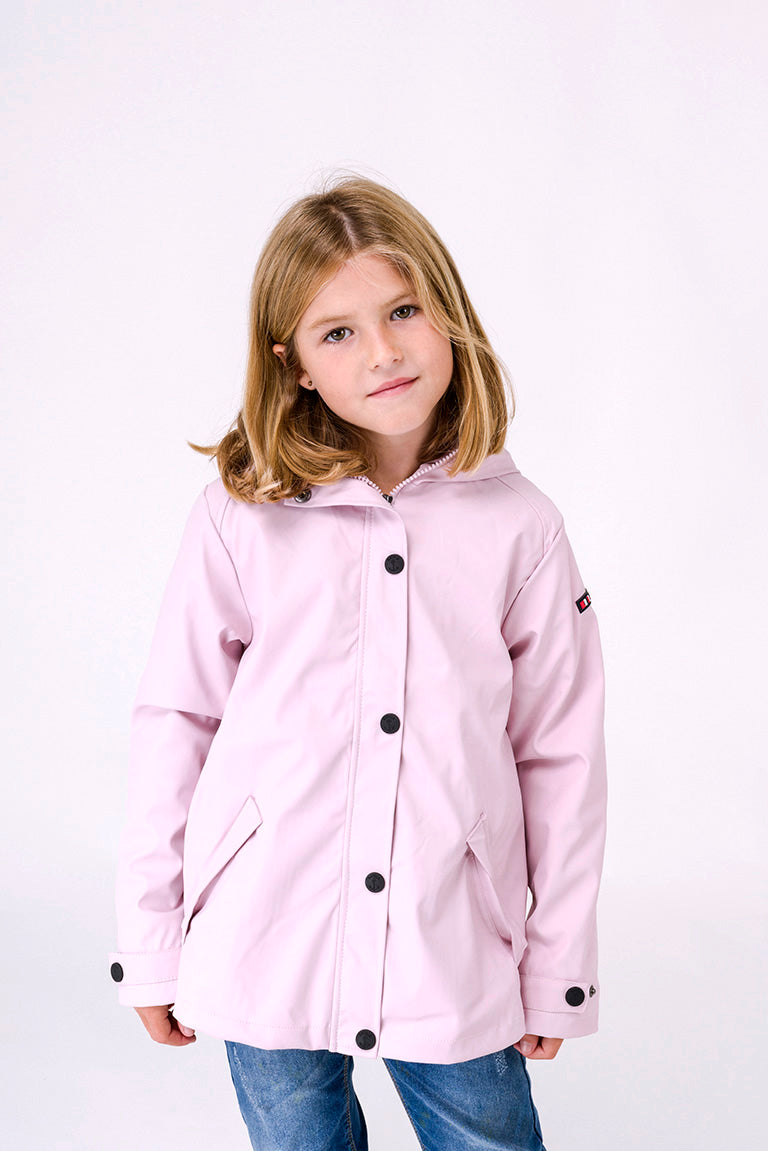 Raincoat with fleece lining