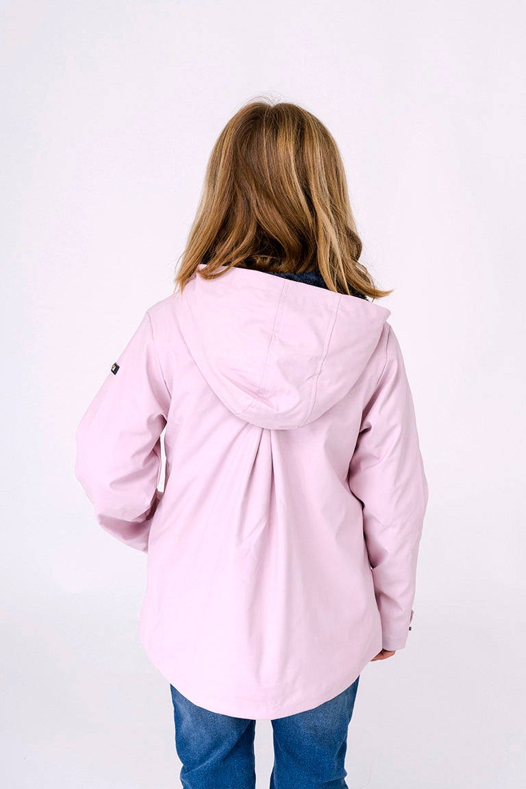 Raincoat with fleece lining
