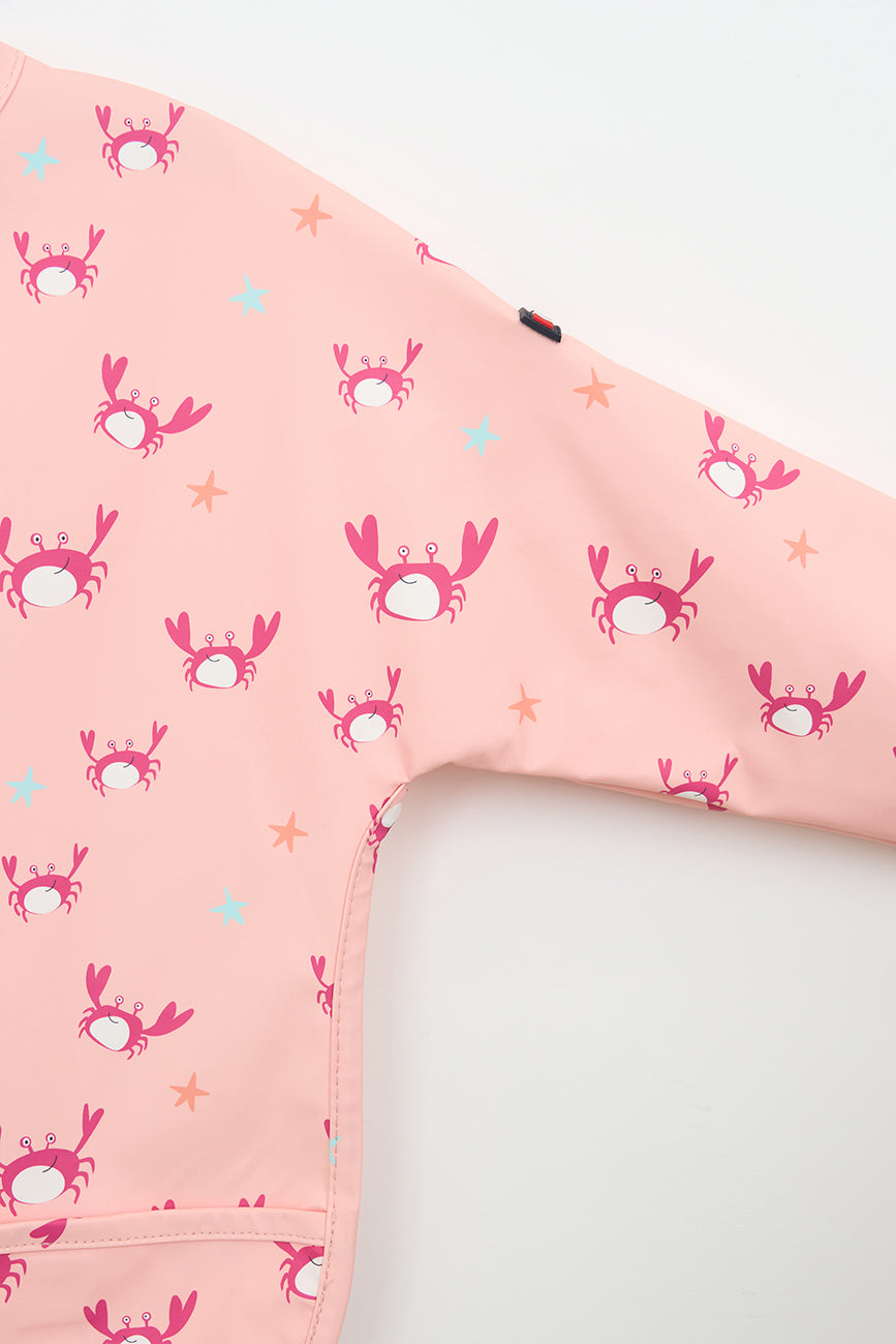 Baby bib with sleeves