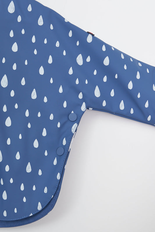 Baby raincoat, cape style, printed, cotton lining