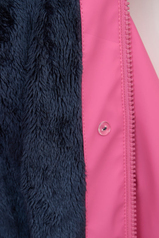 Baby raincoat with anchor buttons