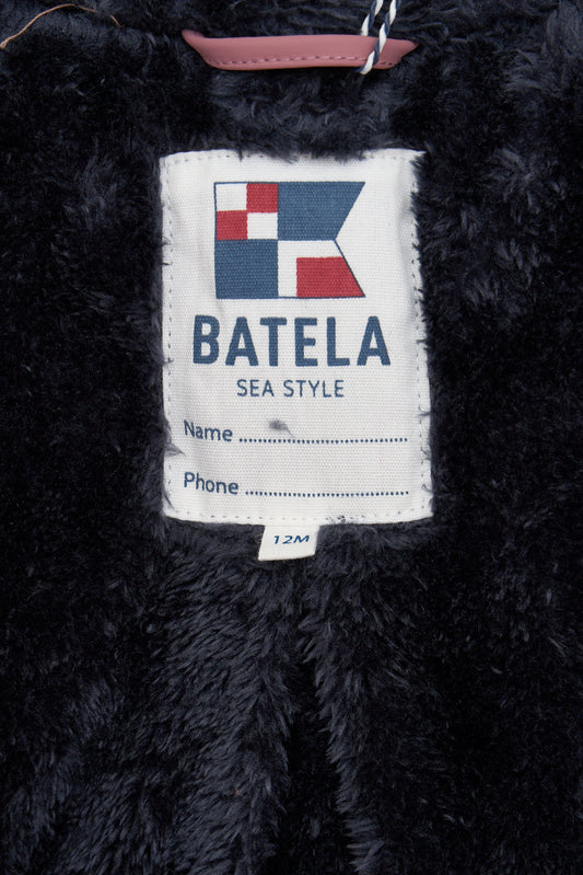 Baby raincoat with anchor buttons