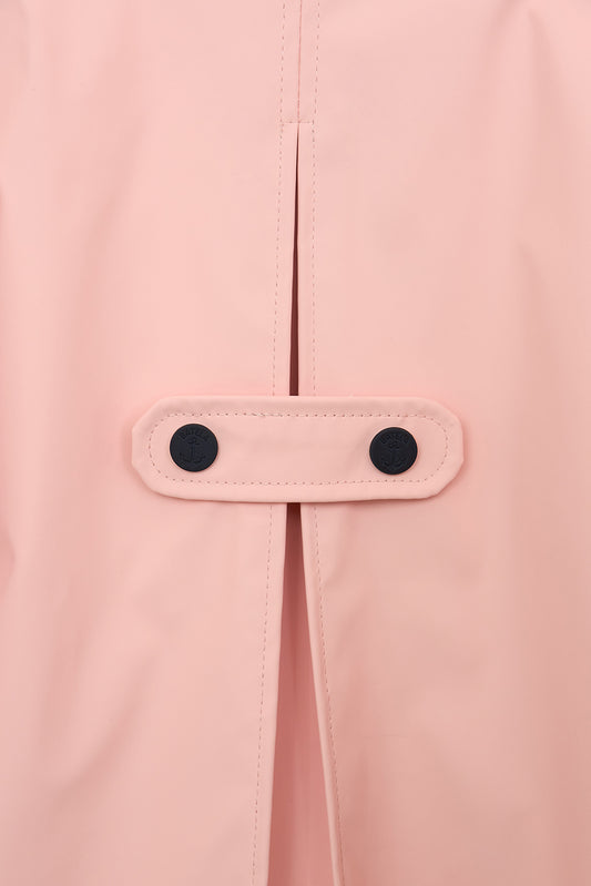 Chubasquero botones ancla forro de algodón a rayas