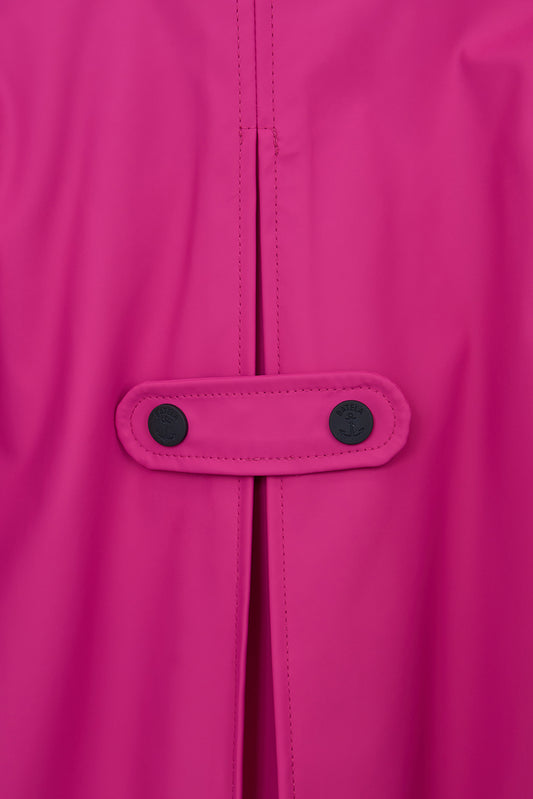 Chubasquero botones ancla forro de algodón a rayas