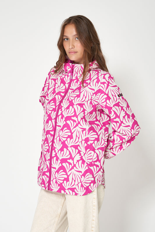 Chaqueta ligera estampada 100% impermeable