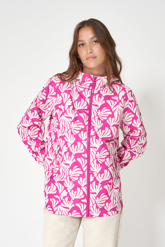 Chaqueta ligera estampada 100% impermeable