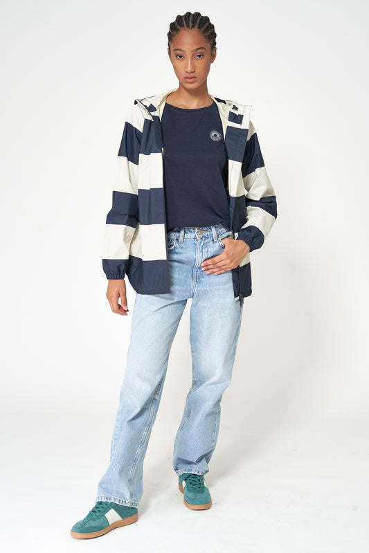 Chaqueta ligera estampada 100% impermeable