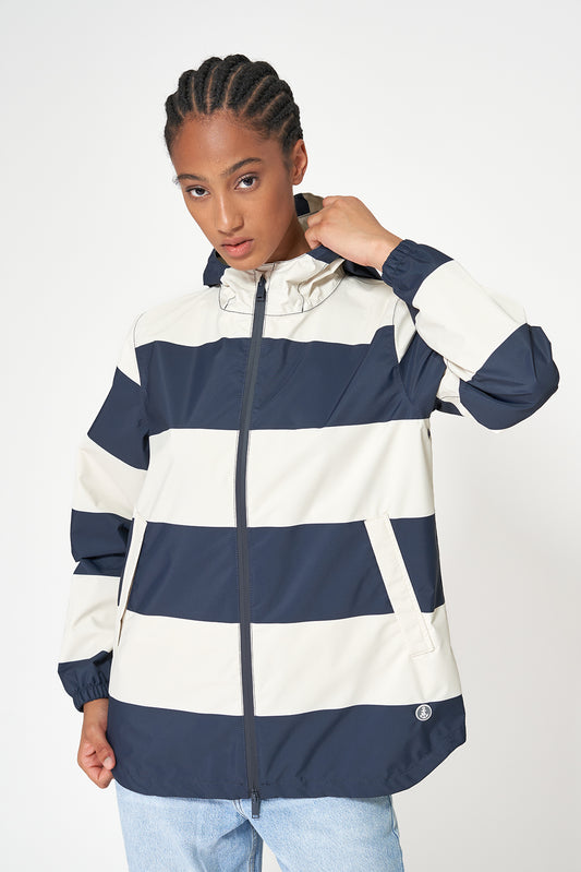 Chaqueta ligera estampada 100% impermeable