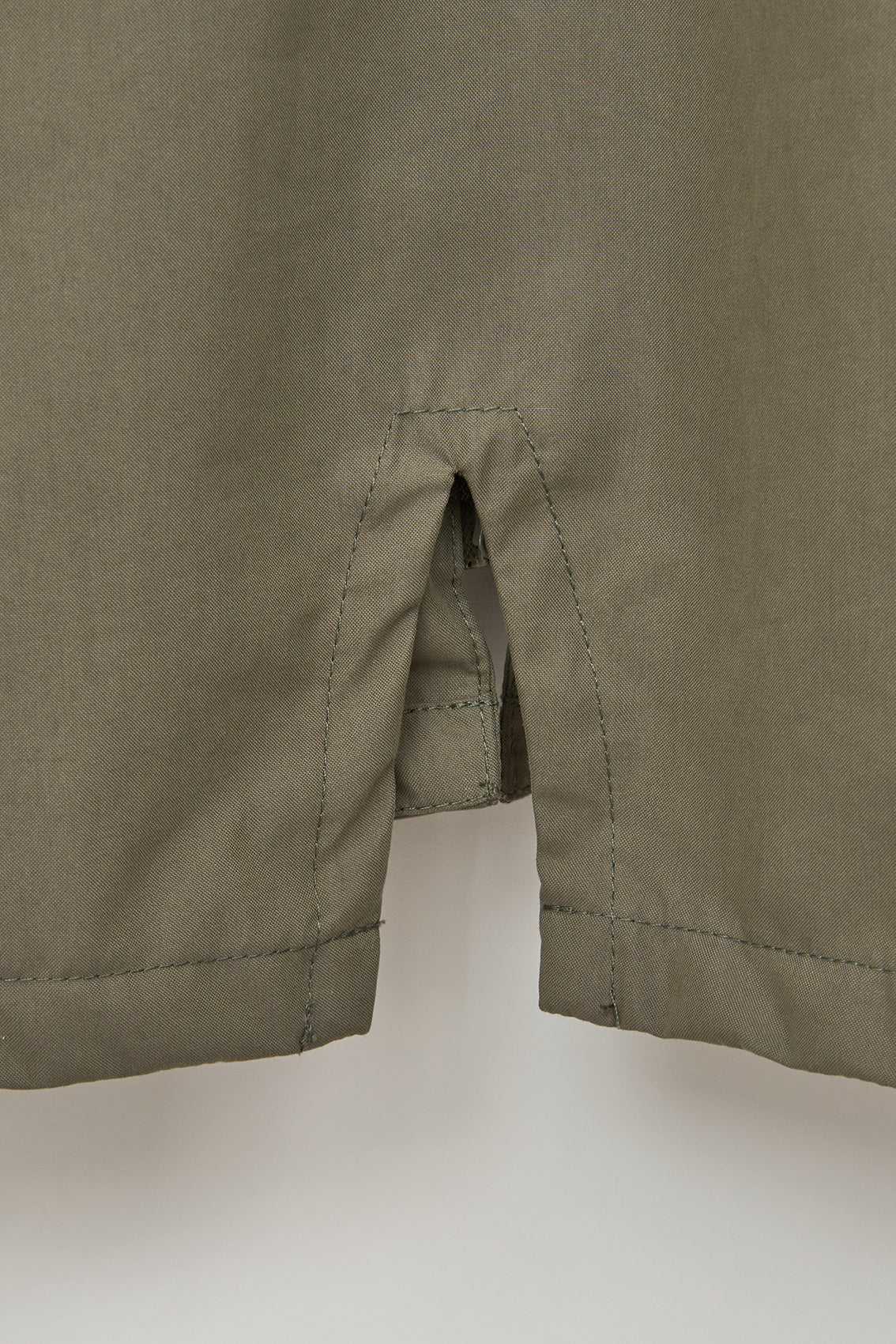 Chaqueta larga de algodón 100% impermeable