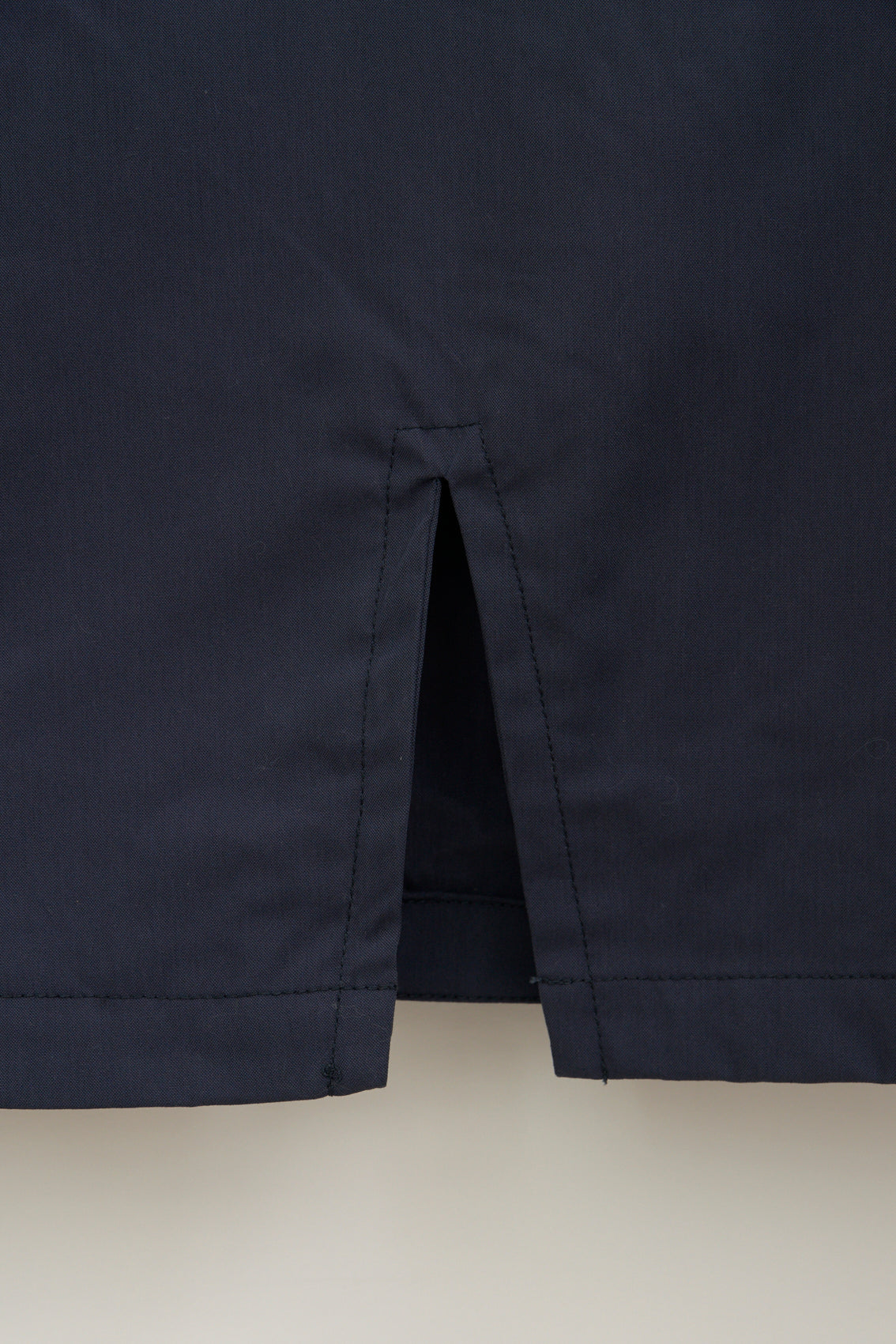 Chaqueta larga de algodón 100% impermeable