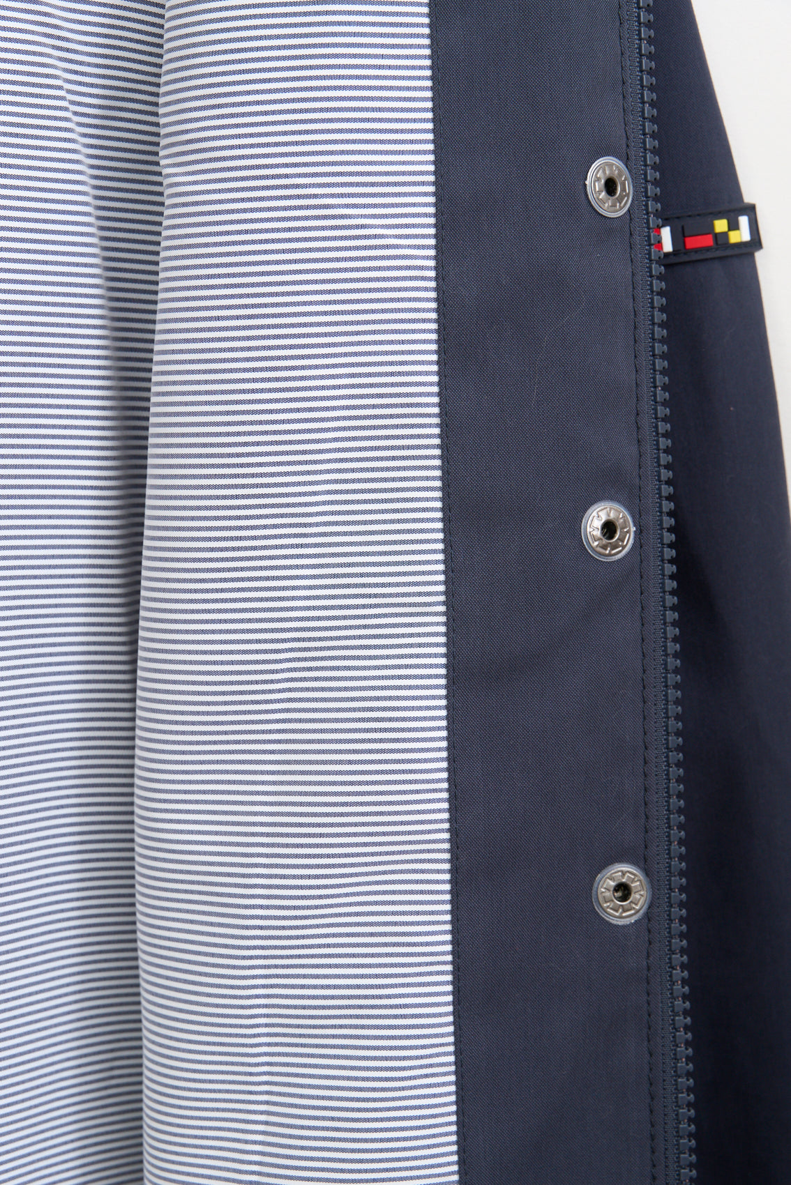 Chaqueta larga de algodón 100% impermeable