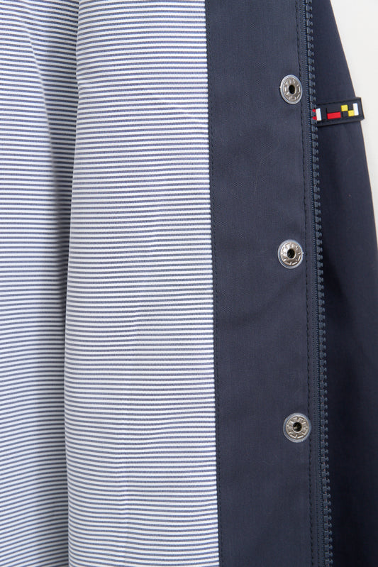 Chaqueta larga de algodón 100% impermeable