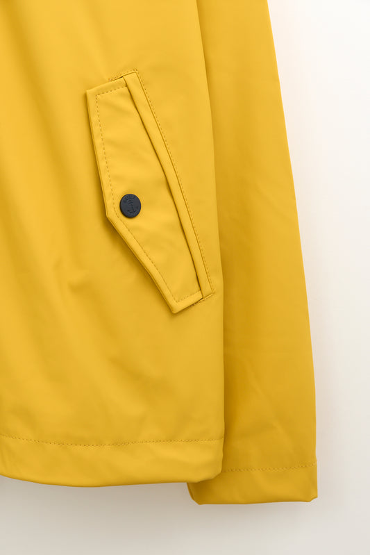 Chubasquero marinero con forro de algodón a rayas