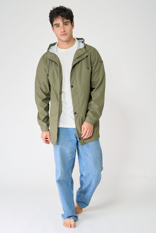 UNISEX Chubasquero ligero amplio 100% impermeable