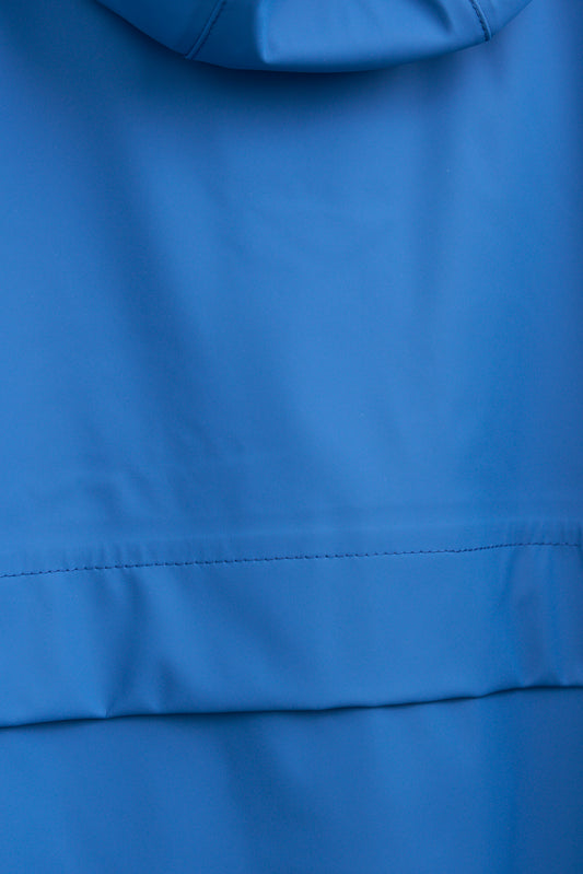 100% waterproof rain jacket with striped lining