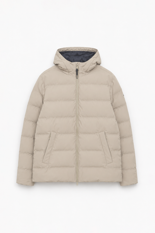 Short, 100% waterproof puffer jacket