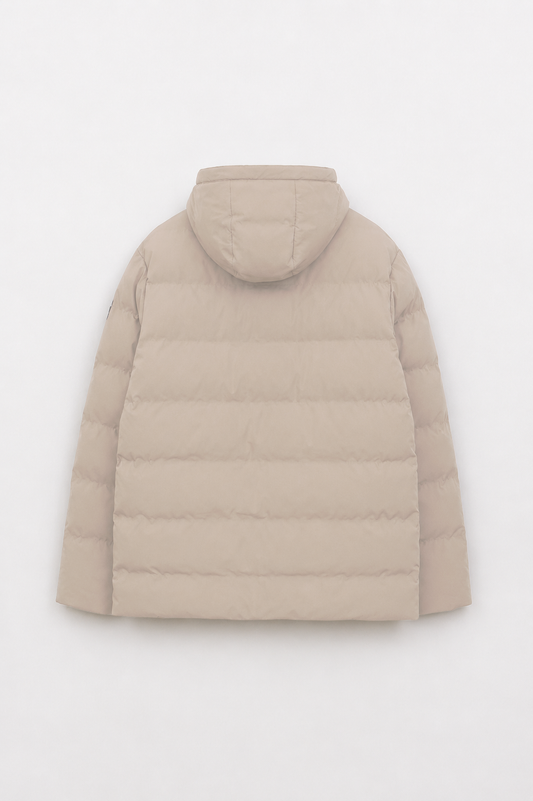 Short, 100% waterproof puffer jacket