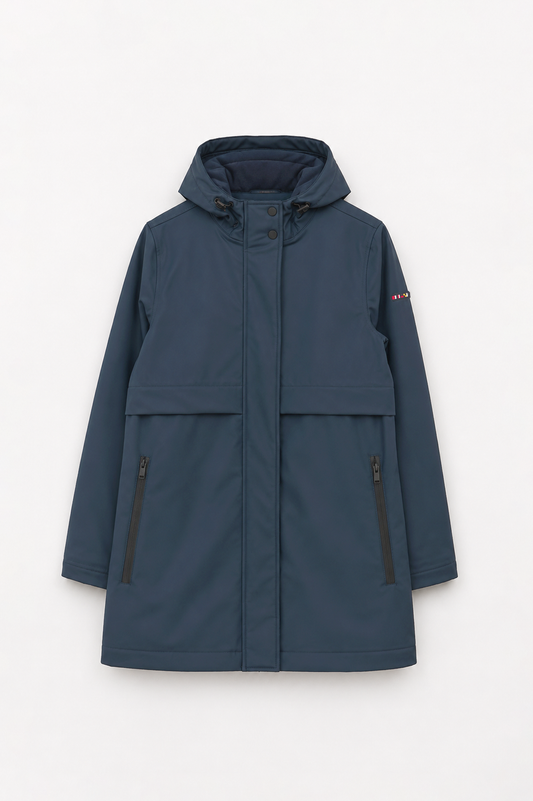 100% waterproof rain jacket with a fleece lining