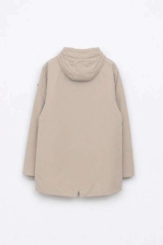 100% waterproof coat with front pockets