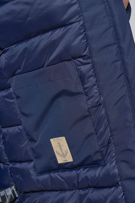 Waterproof coat with waist detail