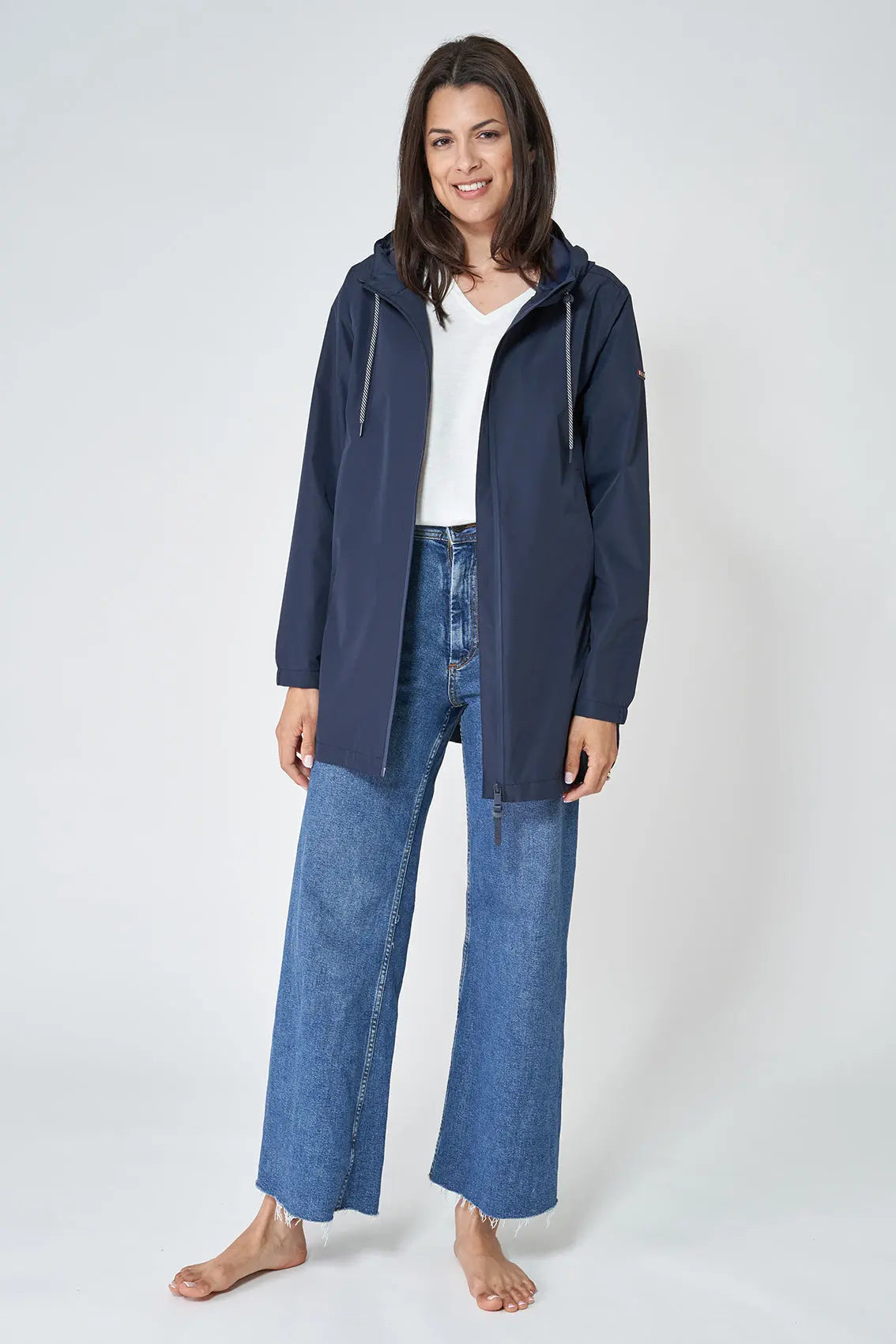 Chubasquero sin forro con costuras selladas 100% Impermeable
