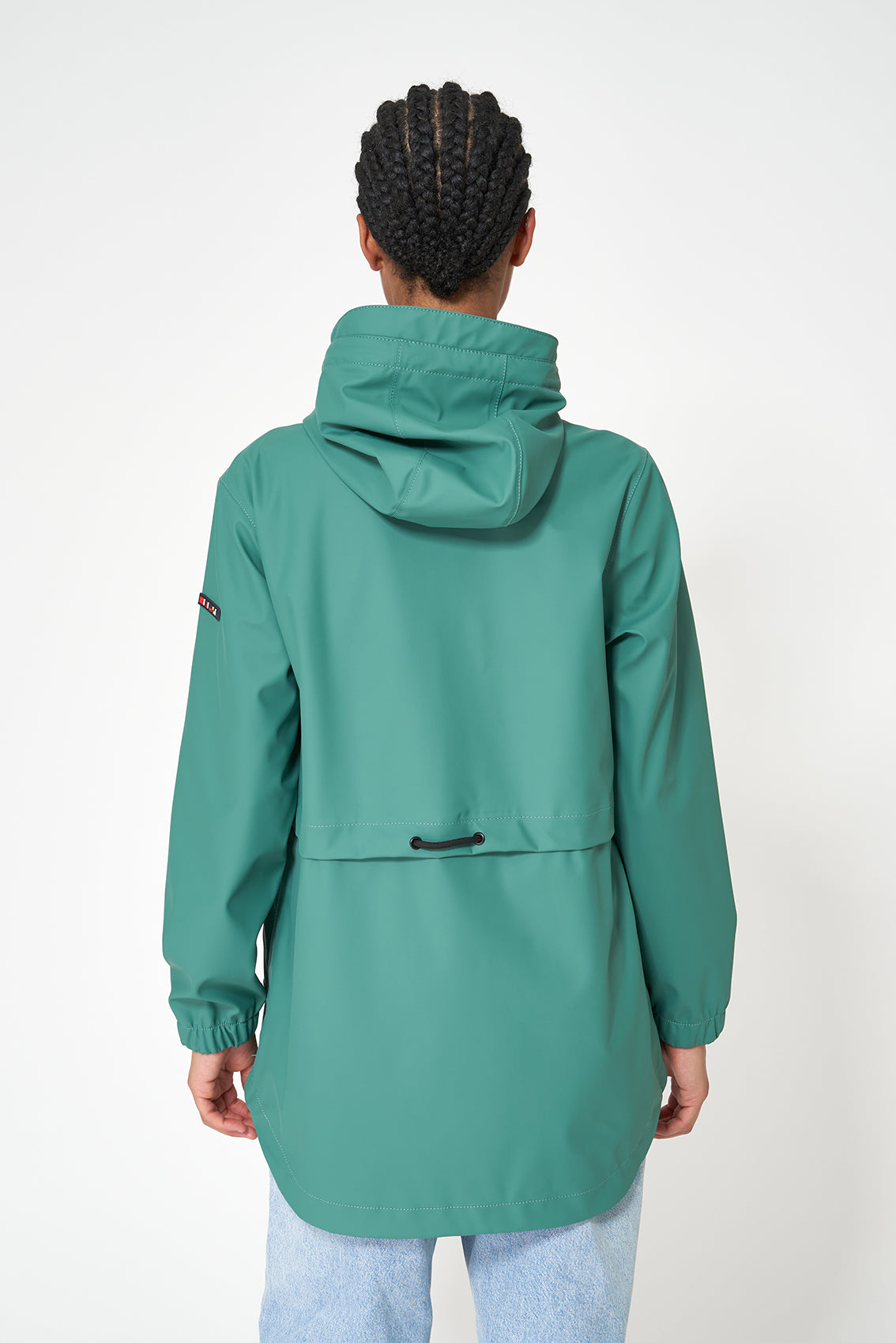 100% waterproof raincoat with heat-sealed seams