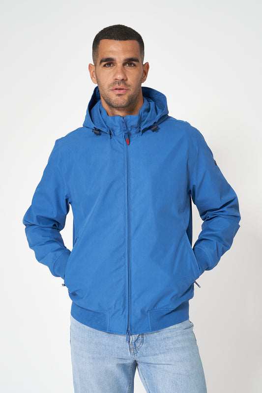 Cazadora tipo bomber de algodón 100% impermeable