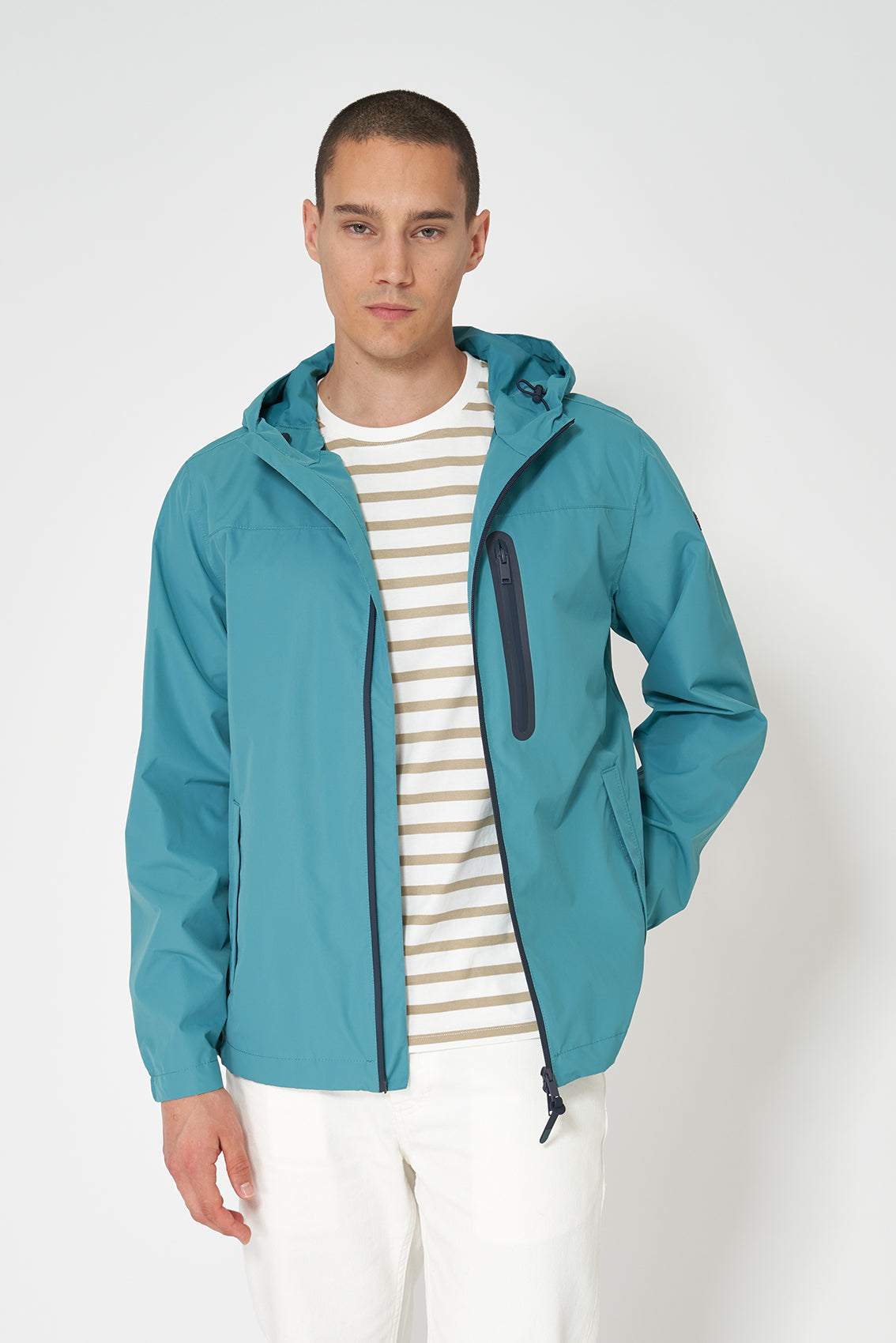 100% waterproof raincoat or windbreaker.