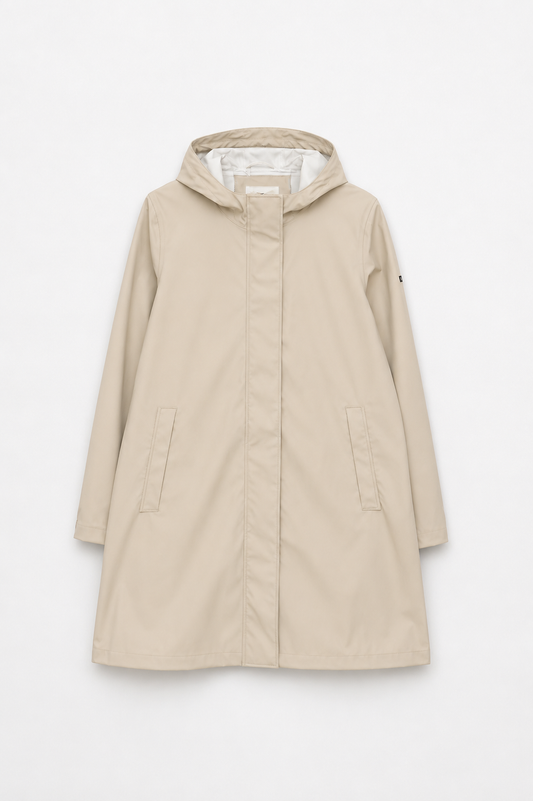 Spring-autumn women’s raincoat without lining