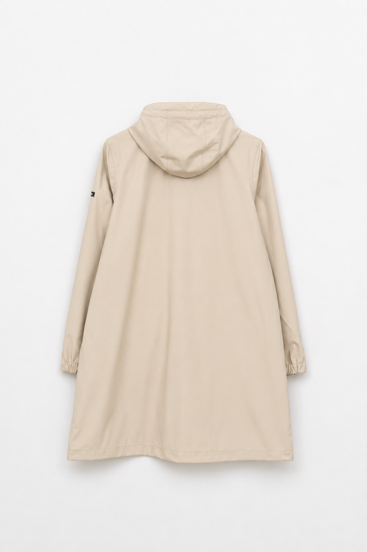 Spring-autumn women’s raincoat without lining
