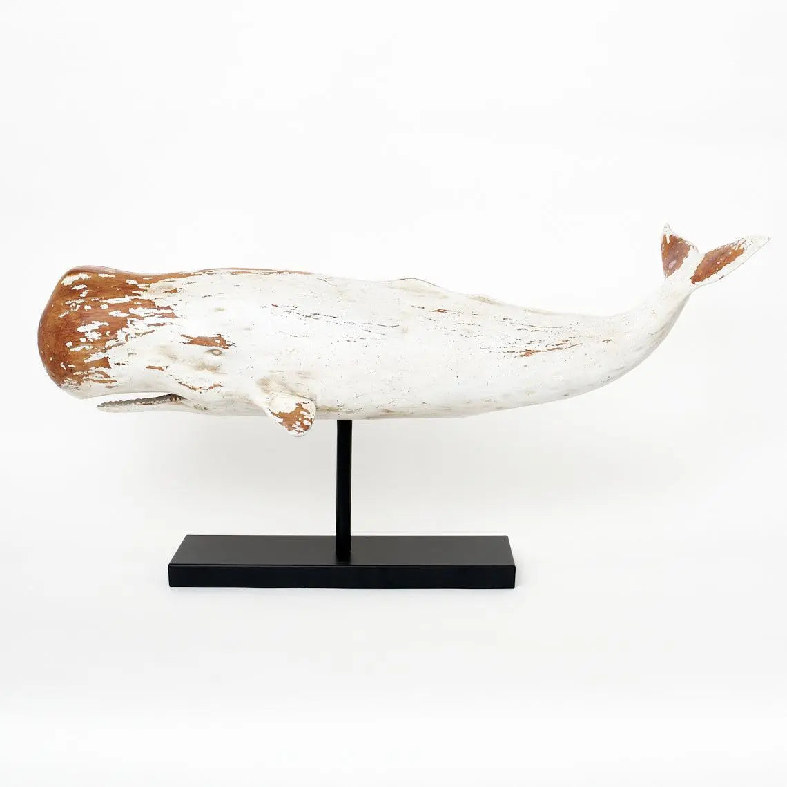Cachalote grande blanco base metal - D1919 Batela