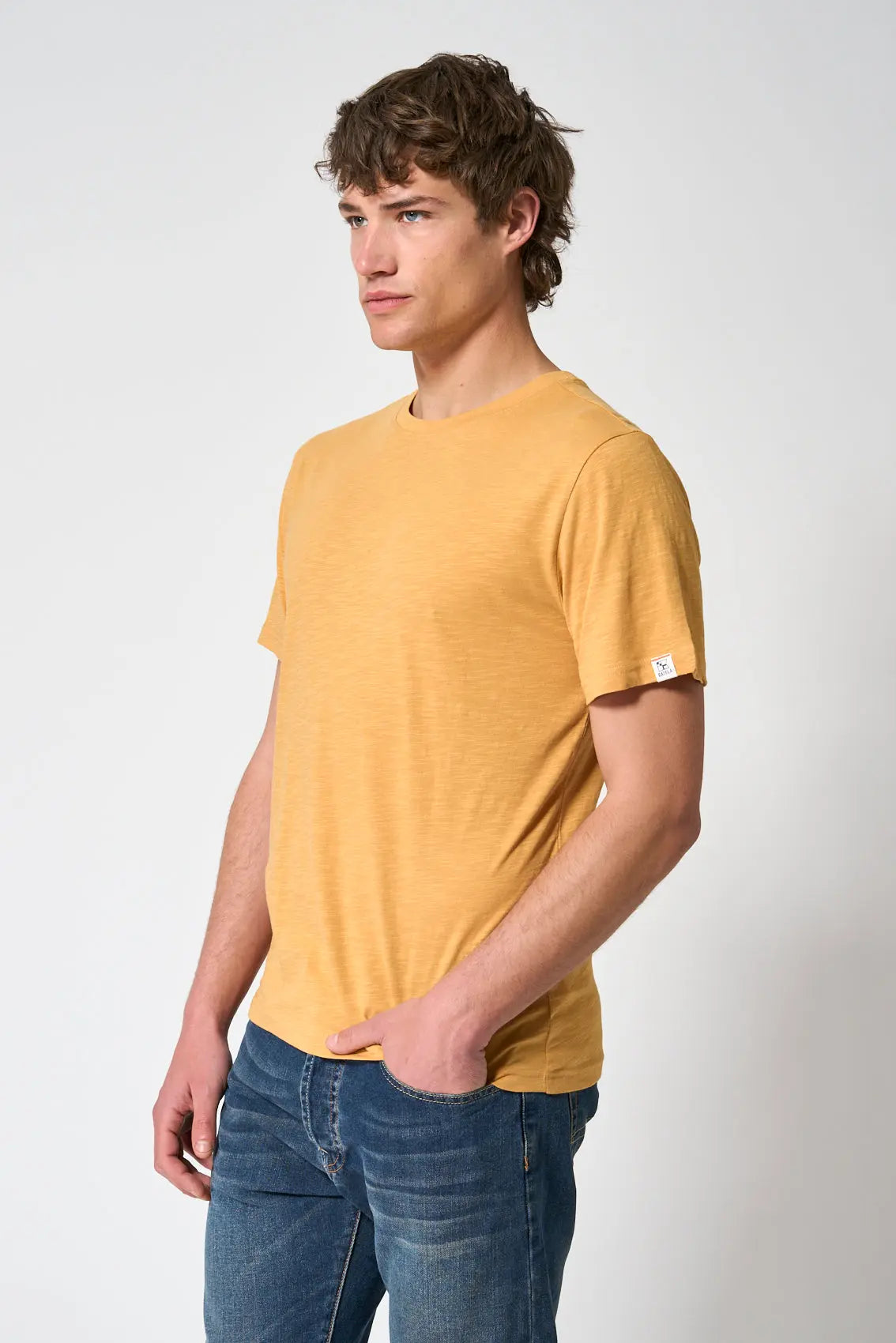 Camiseta básica algodón flamé OEKO-TEX®