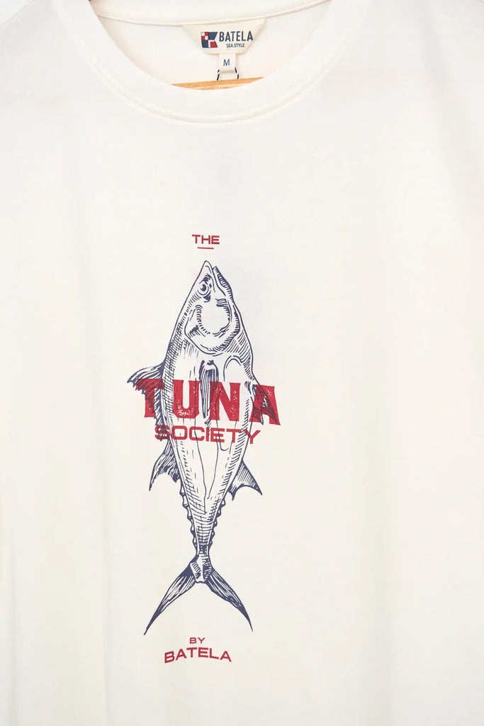Camiseta con dibujo de atún Batela Moda SS25