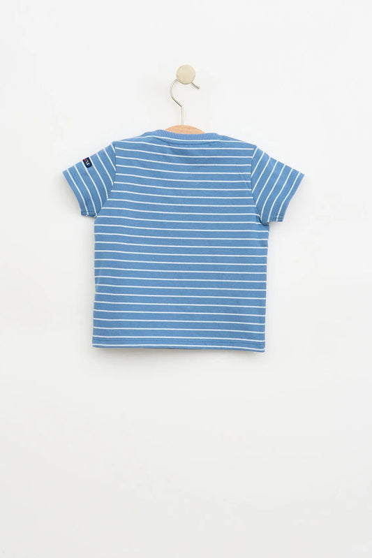 Baby T-shirt with octopus drawing